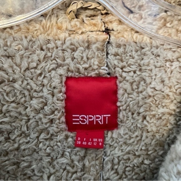 Esprit Wool Hooded Coat Size 8 - Picture 2 of 9